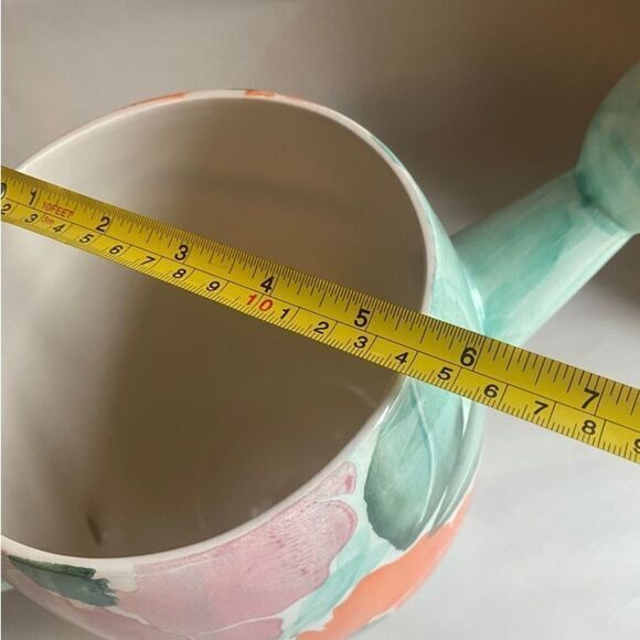 Hand painted decorative, ceramic‎ watering pitcher - Picture 5 of 8